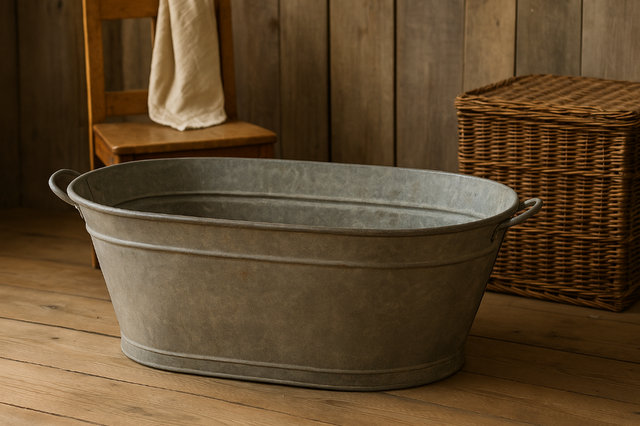 La tinozza: un’antiquata vasca da bagno
