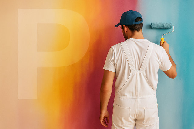 Colori con la P per pareti: palette, abbinamenti e codici